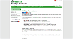 Desktop Screenshot of antifatiguematscanada.com